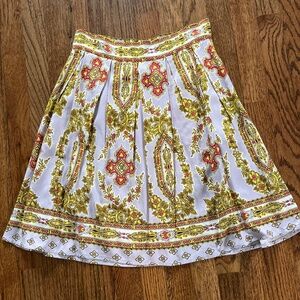 Anthropologie pleated skirt